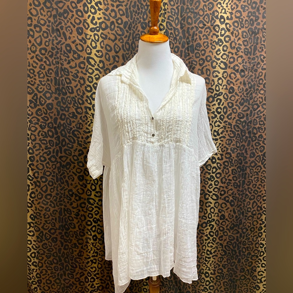 Free People Oversized Babydoll Top